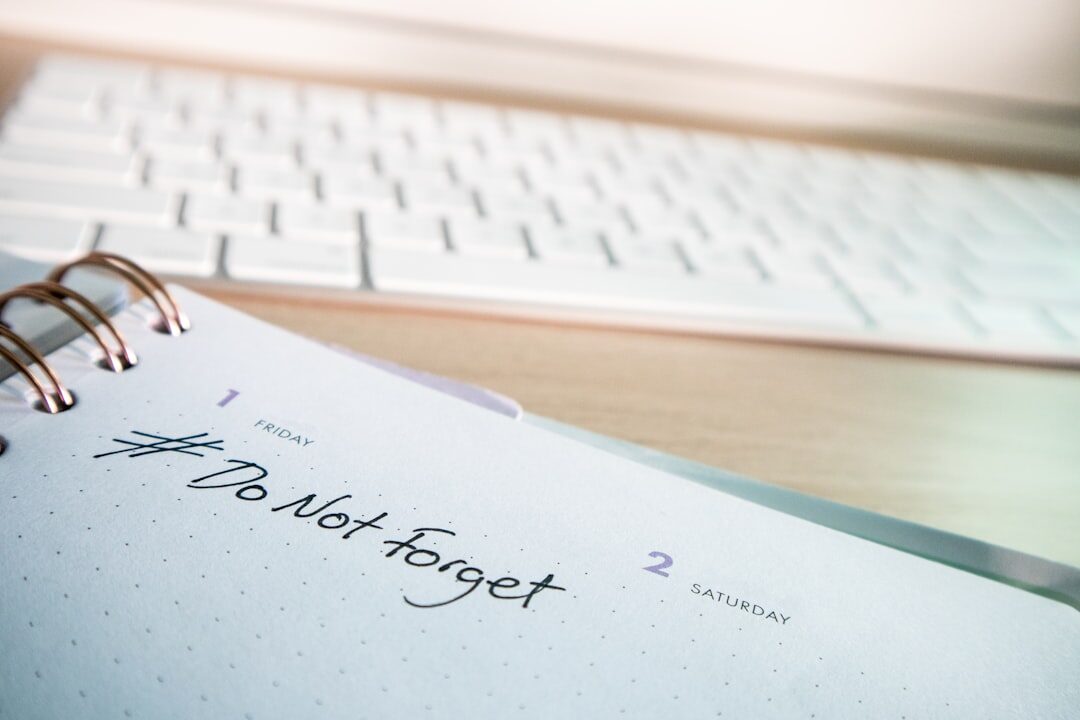 journaling at desk